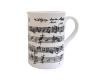 Bone China Mugs - White Manuscript