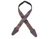 Colonial Leather Aboriginal Art Guitar Straps - Honey Ants