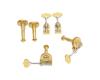 Rubner Double Bass Machine Heads French Gold Deluxe