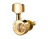 Schaller Da Vinci 6 in Line Machine Head 24k Gold