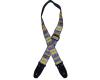 Colonial Leather Jacquard Guitar Strap Yellow