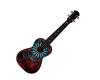 Kealoha Graphic Concert Ukulele P24-39 - Red Leaf