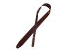 Colonial Leather Laser Etched Guitar Strap Rose