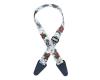 Colonial Leather Printed Web Strap - White Skull