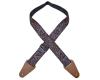 Colonial Leather Aboriginal Art Guitar Straps - Possum