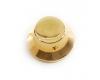 Schaller Guitar Knob Top Hat Style Set of 3 Gold 184