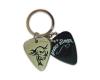 Grover Allman Guitar Pick Pendant Keyring - Tribal Skull