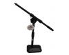 Desk Top Boom Mic Stand Height Adjustable on Cast Base