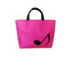 Music Carry Bag Short Pink with Quaver