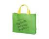 Music Carry Bag Wide Green with Notes