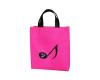 Music Carry Bag Tall Pink with Quaver