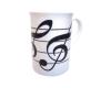 Bone China Mugs - Three Treble Clefs