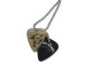 Grover Allman Guitar Pick Necklace - Tribal Skull