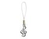 Mobile Phone Chain - Jewelled Treble Clef