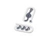 Music Clip Quaver & Treble Clef Black & White