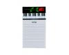 Magnetic Note Pad - Keyboard Rose