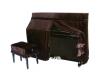 Piano Cover - Upright Full Brown UP1