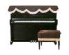Piano Cover - Upright Top in Brown