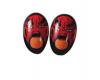 Egg Shakers Wood - Painted Face Red