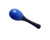 Egg Shakers with handle 12cm long Single Blue