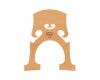Despiau Cello Bridge B Untreated Belgium Low Heart 94mm
